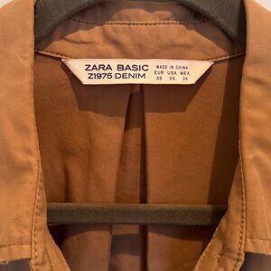Zara Z1975 Button-Up Lite Jacket w/ Pockets XS